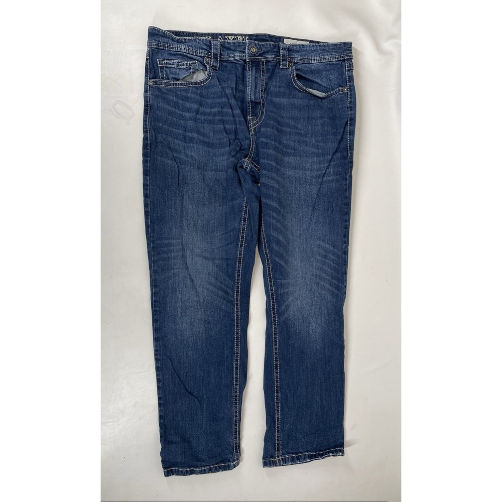TK‎ Axel Athletic Fit Wear Harder Jeans Mens Size W38xL32 Blue